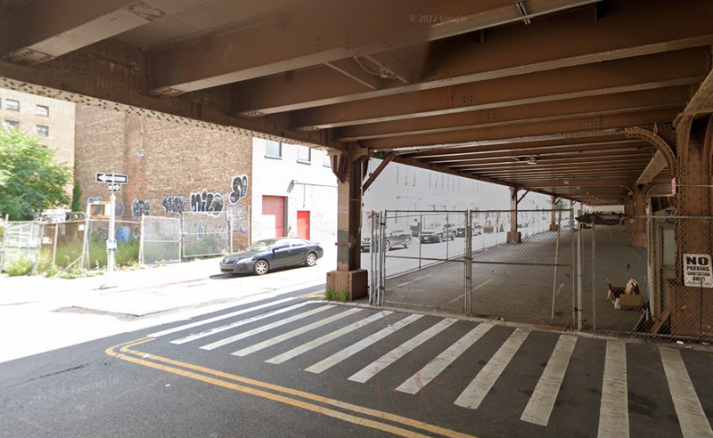 Park Avenue and East 129th Street where fatal hit-and-run crash occurred.