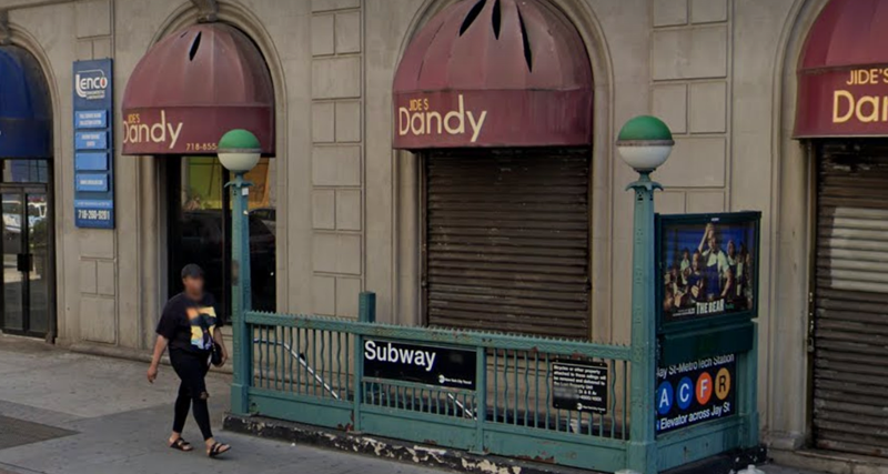 Jay Street-Borough Hall subway station where woman fell into tracks.