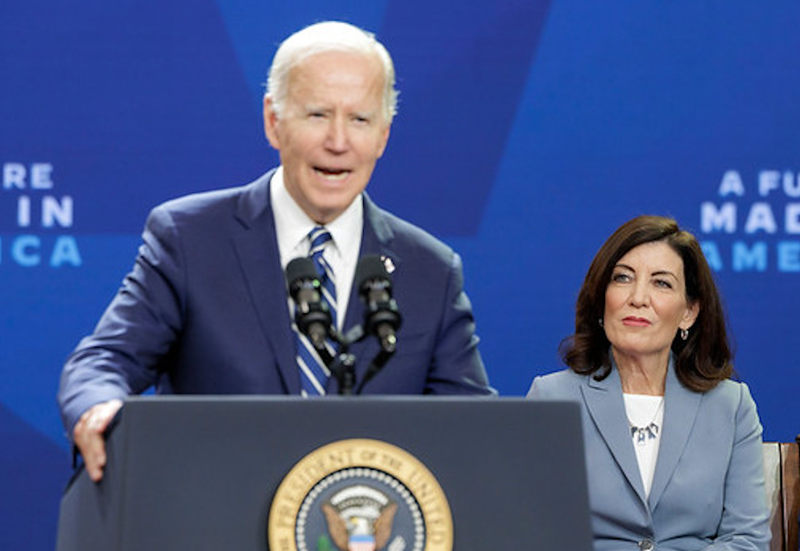 Governor Kathy Hochul joins President Joe Biden to highlight Micron’s plan to invest in Chips manufacturing in Upstate New York.
