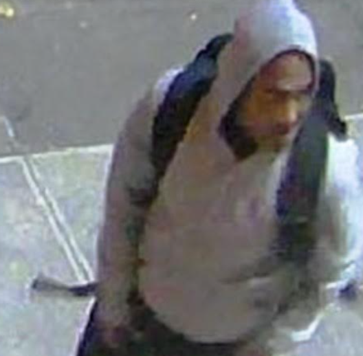 Police are searching for a man who threw rocks at an Upper East Side Yeshiva Wednesday night.