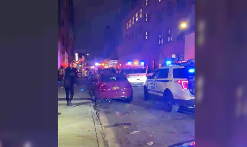 Scene of fatal shooting in Chelsea Saturday night.