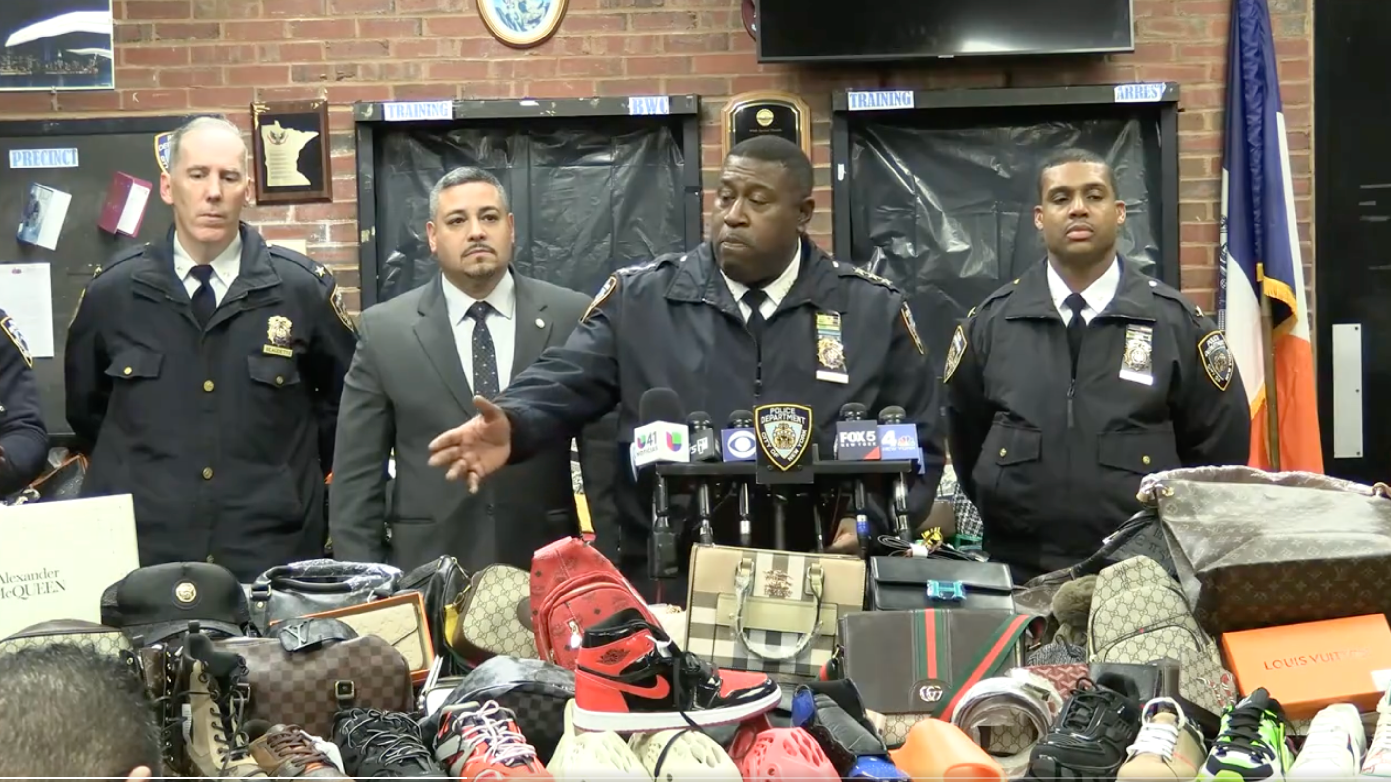 NYPD seizes $10M in counterfeit merchandise from Canal Street vendors, 17 arrested