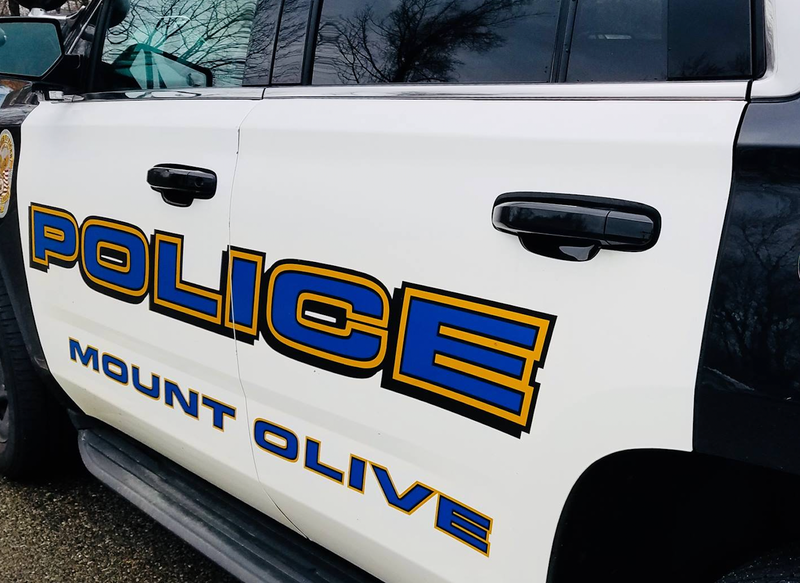 Mount Olive Police vehicle