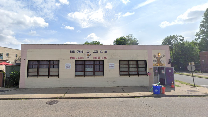 Elks Lodge in Camden where the teen victim attended a birthday party before being fatally shot.