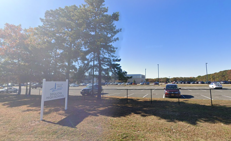 Eastern Suffolk BOCES Sequoya High School, the school where a student made threats against the LGBTQ community.