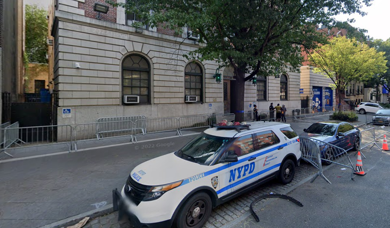 NYPD's 32nd Precinct in Harlem where Alshon Williams was arrested.