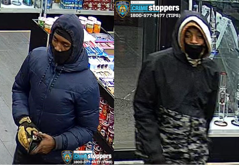 Two of the Manhattan robbery suspects.