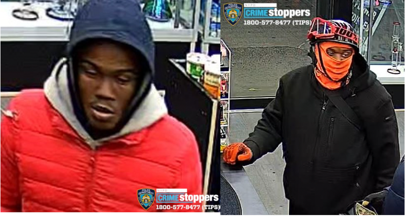 Two of the Manhattan robbery suspects.