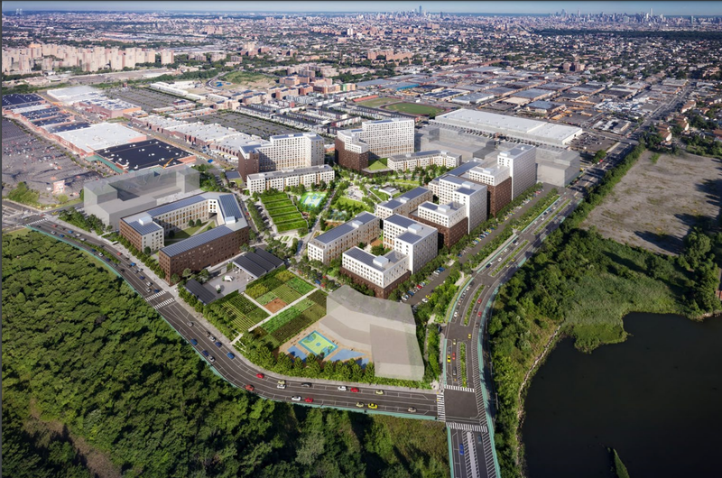 Rendering of a new housing development coming to East Flatbush, Brooklyn.