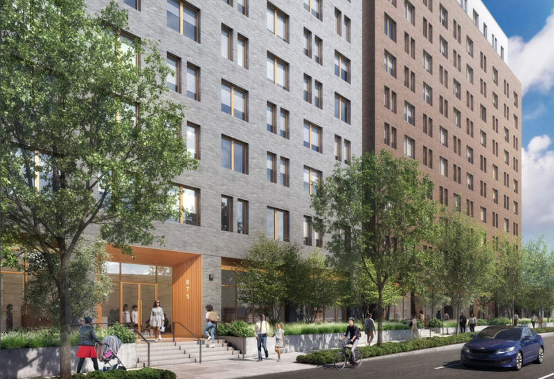 Rendering of new housing development coming to East Flatbush, Brooklyn.