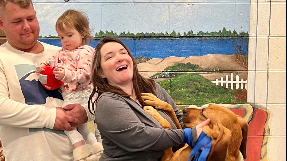 Dog rescued from alleged NJ puppy mill reunited with Tennessee family after 2 years