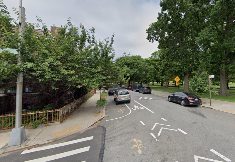 68th Street and Bliss Terrace in Brooklyn where fatal car crash occurred in December.