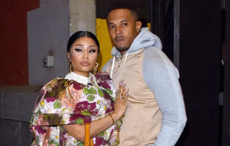 Nicki Minaj with her husband Kenneth Petty