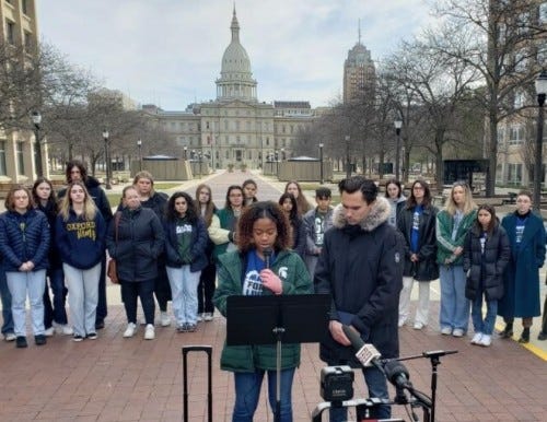 "We are not asking for too much": Students, activists, leaders gather for March for Our Lives rally in Lansing