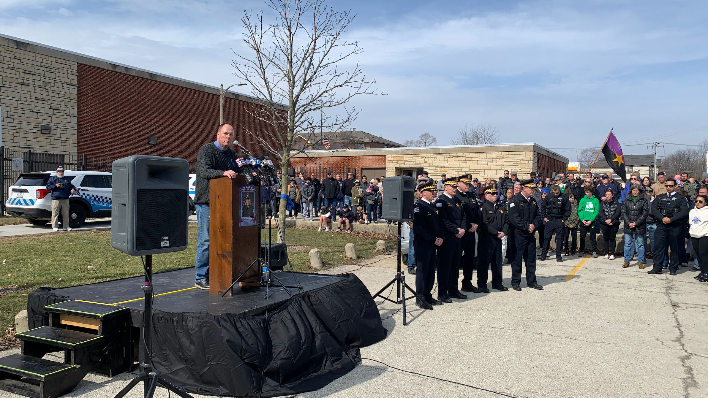 Vigil held for slain CPD officer: 'We see the best of us…in Officer Andrés Vásquez Lasso'