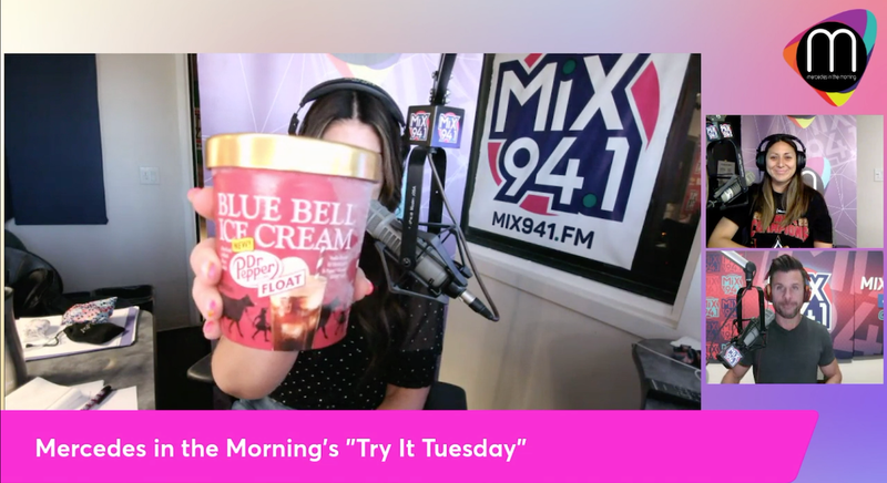 Mercedes in the Morning's Try It Tuesday: The “Blue Bell’s Dr. Pepper Float” One
