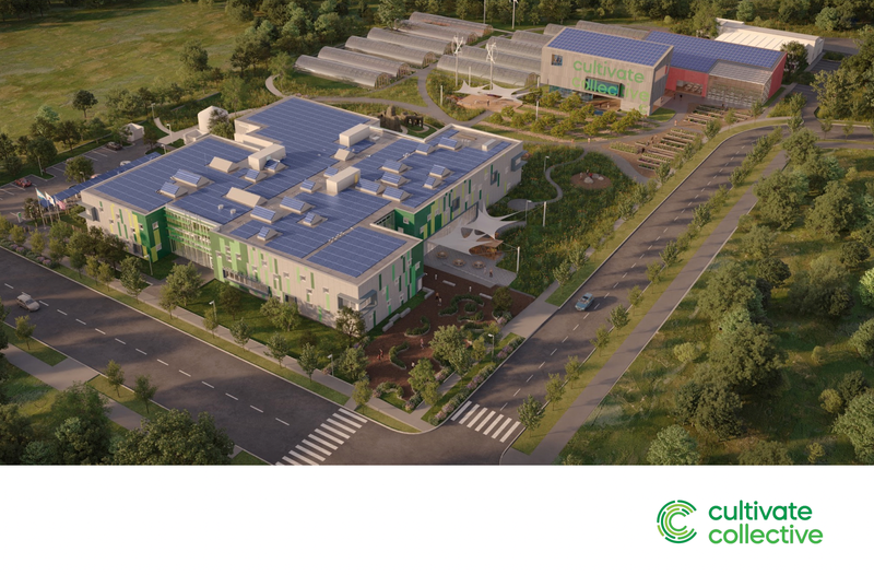 Rendering of planned Cultivate Collective site