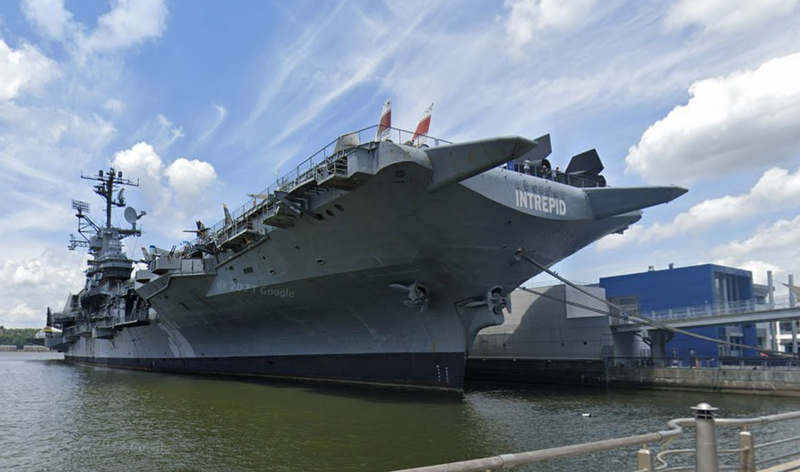 The Intrepid Museum held a ceremony honoring veterans Saturday afternoon.