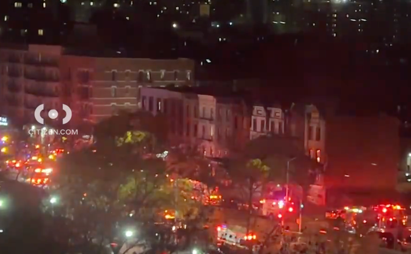 A 2-alarm fire in Harlem late Friday night had 12 units/60 fire and EMS personnel respond.