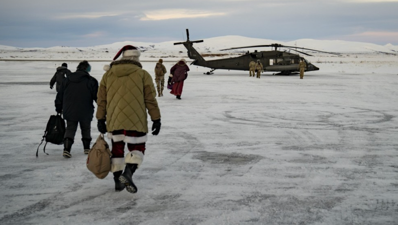 Santa hits the exfil point