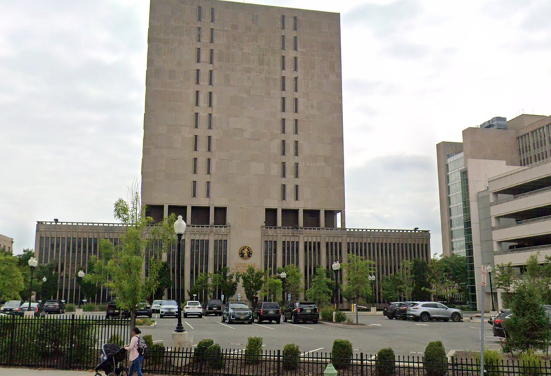 Essex County (Veteran's) Courthouse, home of the Essex County Prosecutor's Office.