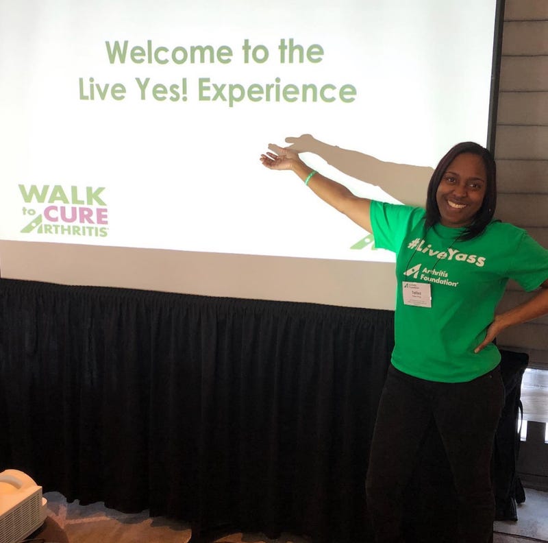 Talisa King of the Arthritis Foundation representing Buffalo and Event Chair of the Walk To Cure Arthritis at Delaware Park