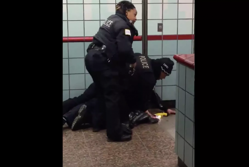 Michael McDunnah’s cellphone video captured a police shooting at the CTA’s Grand Red Line station on Feb. 28., 2020.