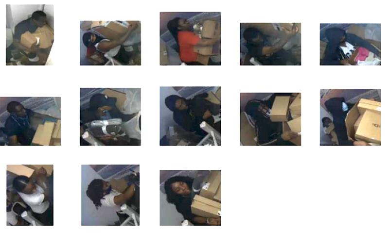 Police say these people are wanted for looting on Aug. 10, 2020, in the 500 block of North Michigan Avenue.