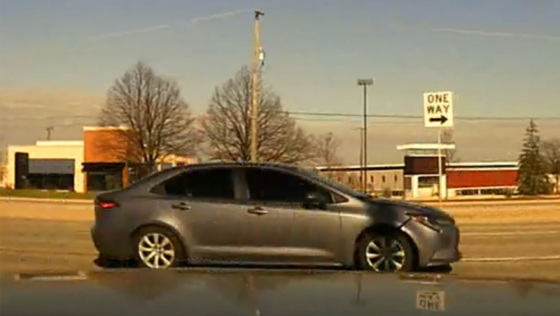 Police say this car was used in the robbery of to masonry workers Nov. 9, 2020, in the 1700 block of Mundelein Road of Naperville.