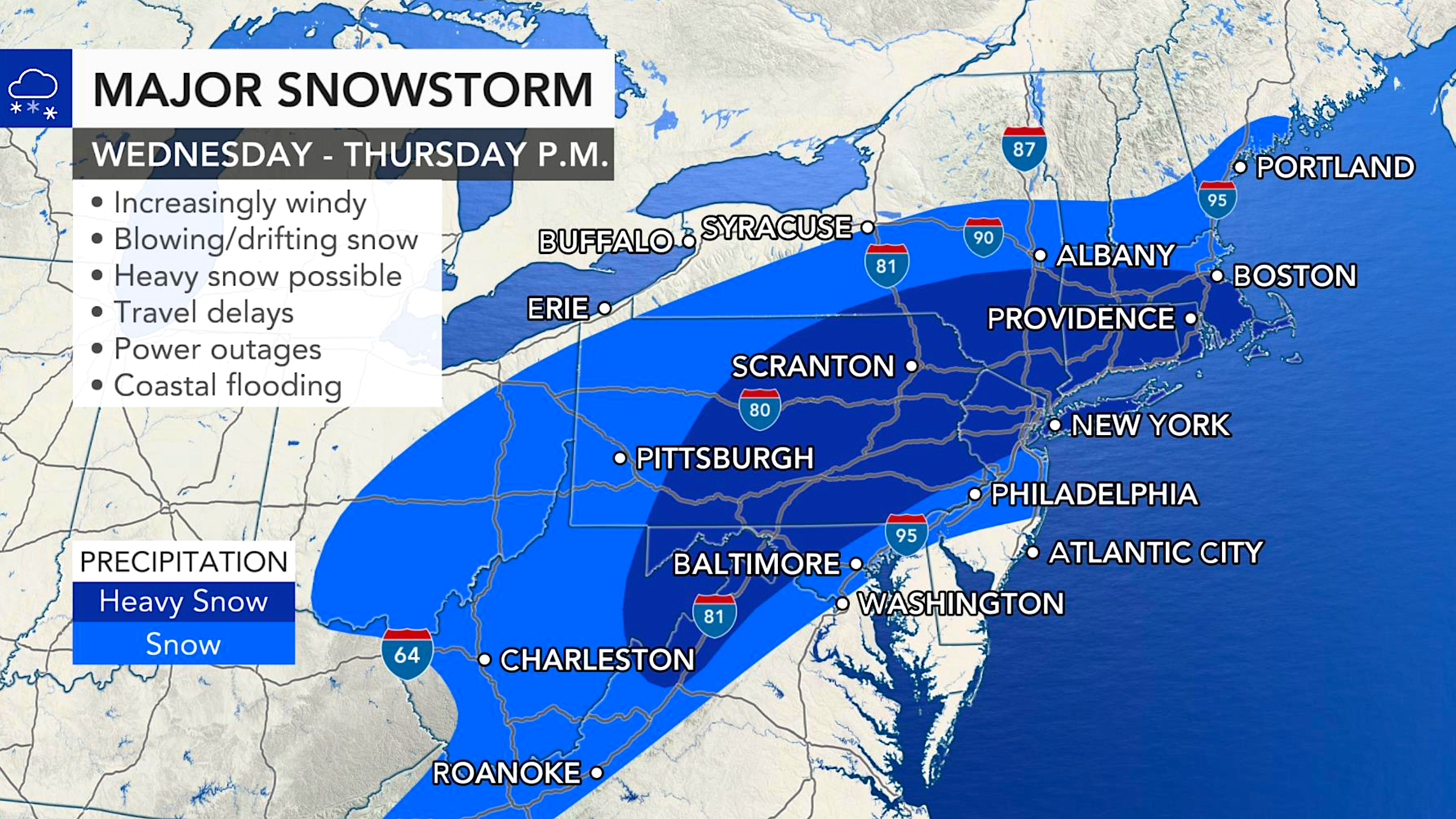 Winter storm warning issued across Tri-State area for Wednesday into Thursday