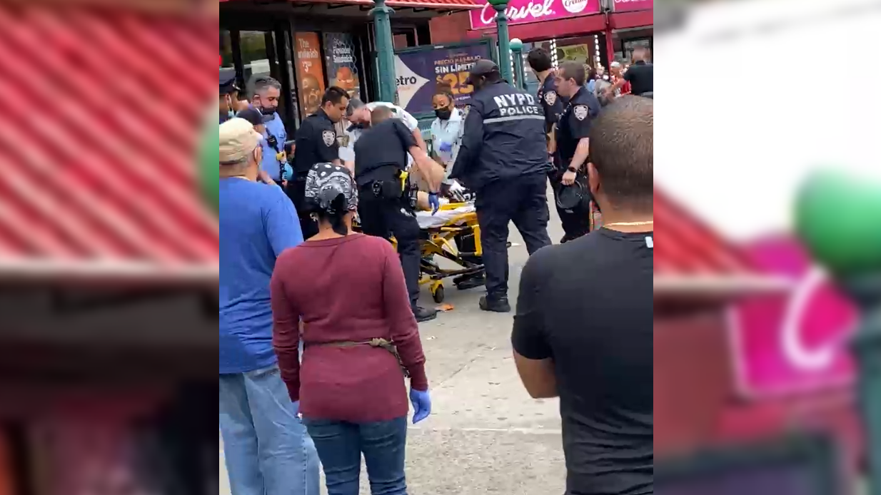 2 shot, including suspect, in attempted robbery at Bronx subway station