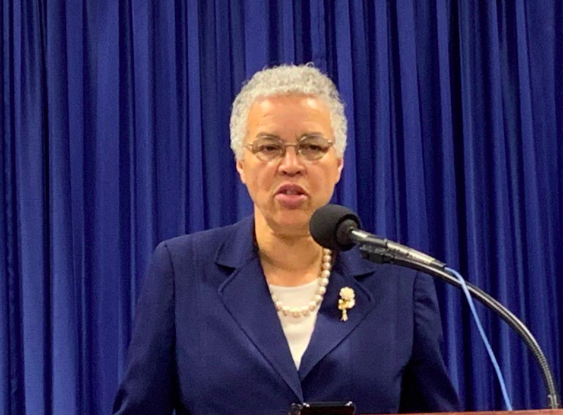 Cook County Board President Toni Preckwinkle