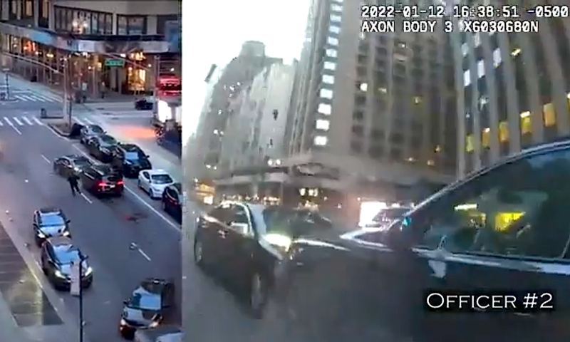 Video shows a carjacking in midtown Manhattan in January. Carjackings have increased 356% in the city in four years