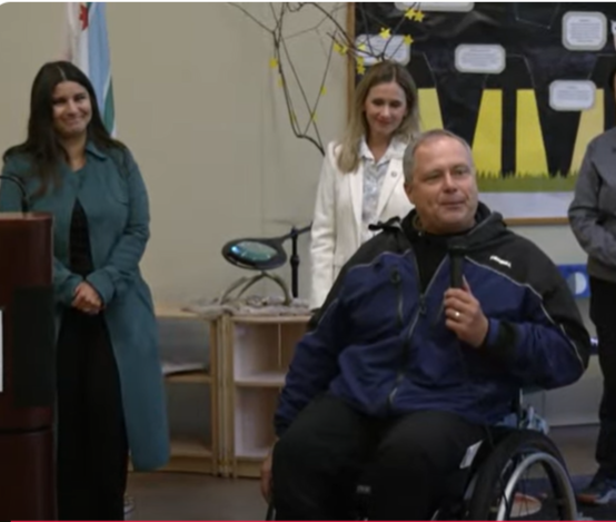 Bill Bogdon of Cook County's ADA Advisory Commitee