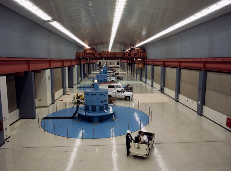 In this handout photo provided by the Department of Water Resources, the Edward Hyatt Powerplant, located beneath Oroville Dam, can both pump water and generate power depending on the needs of the California Department of Water Resources facility.