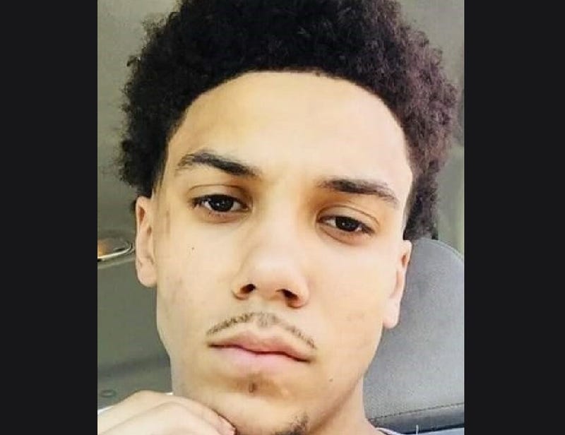 Young man with short afro