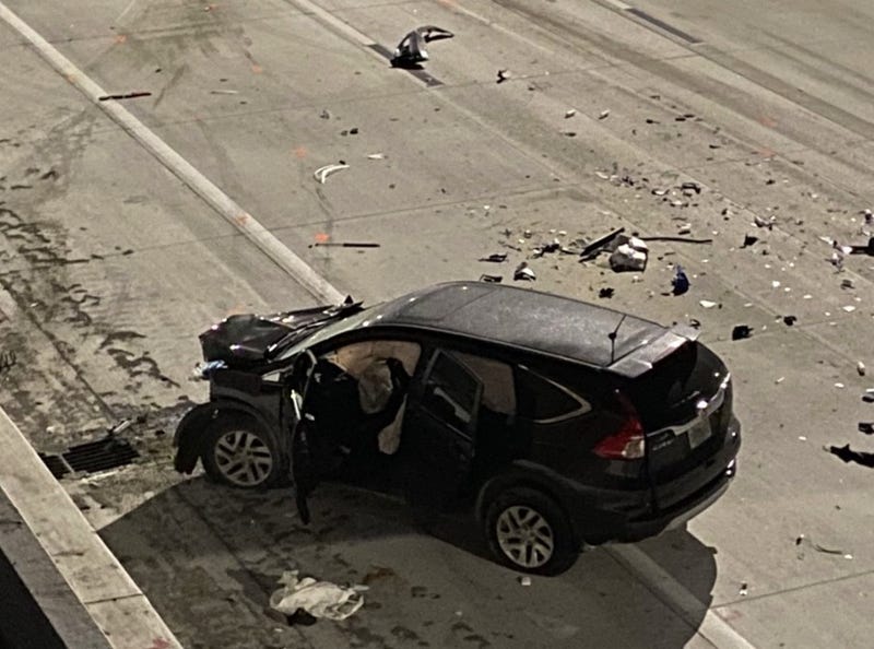Car involved in crash 