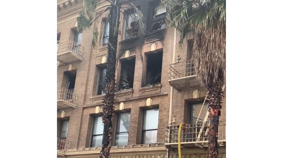 PHOTOS: 15 people rescued after apartment fire erupts in SOMA