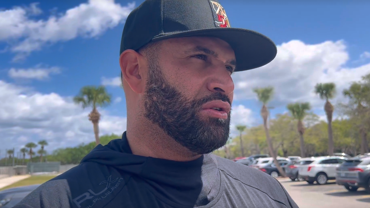 Albert Pujols talks retirement, what's next for him at spring training