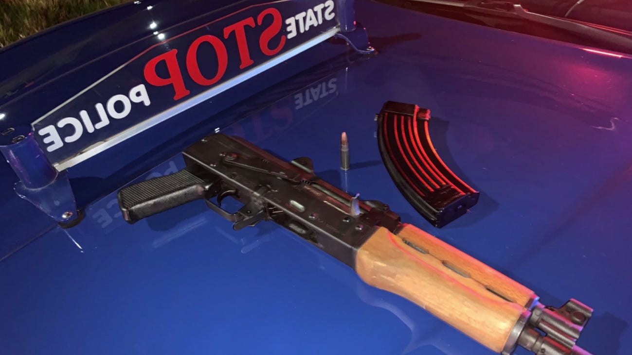 Man driving over 100 mph with loaded AK-47 pistol in car arrested in Southfield