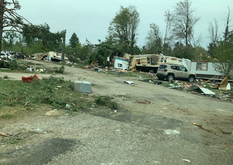 Damage from Gaylord tornado
