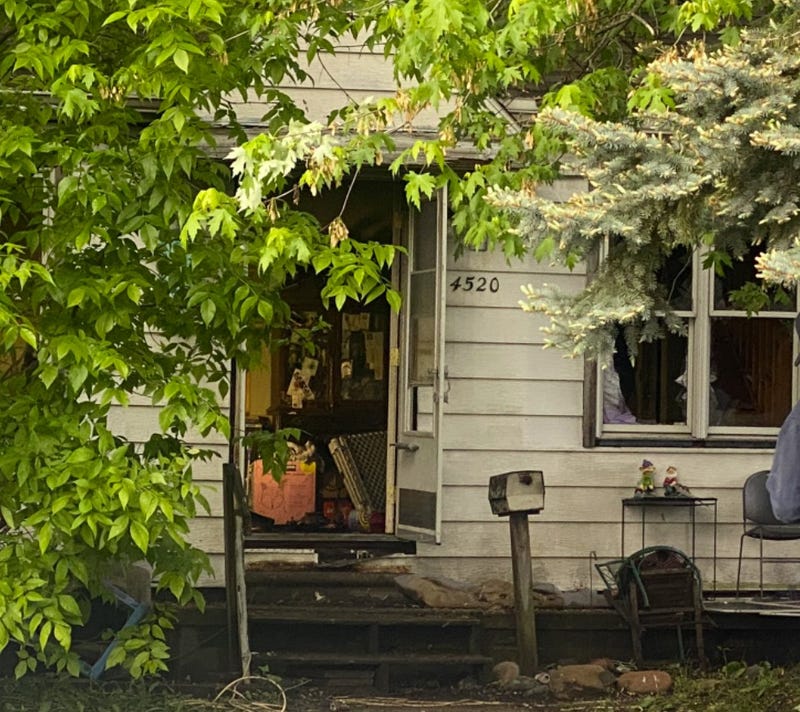 House damaged by fire