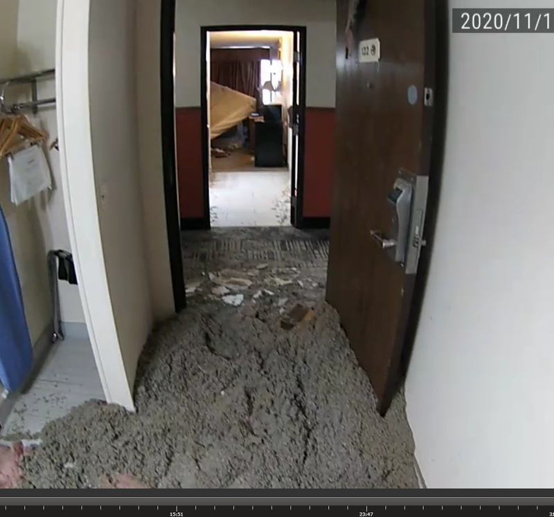 couple wrecks hotel