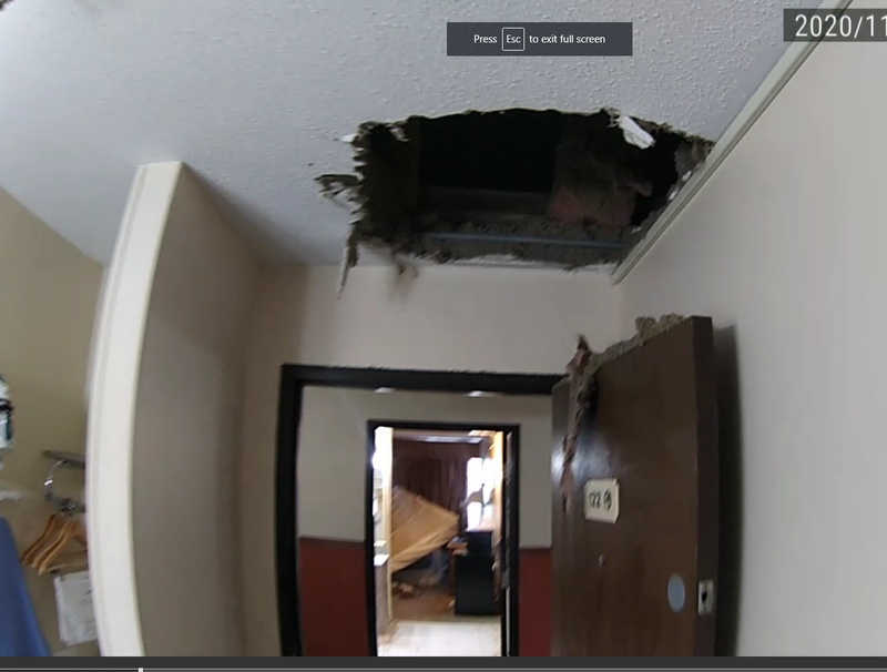 couple wrecks hotel