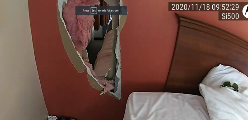 couple wrecks hotel