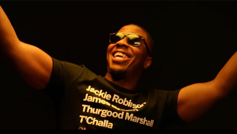 Rapper Mekka Don during video shoot of "Still Dope"