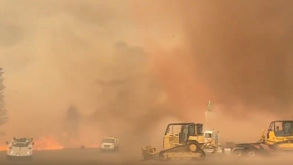Terrifying footage revealed of ‘firenado’ near Mount Shasta fire
