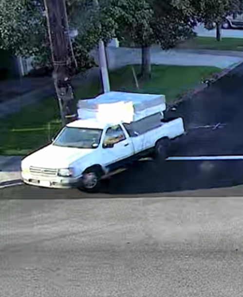 LAPD are asking the public to provide any information they know about a fatal hit-and-run from Monday morning. The police released this photo of the alleged vehicle.
