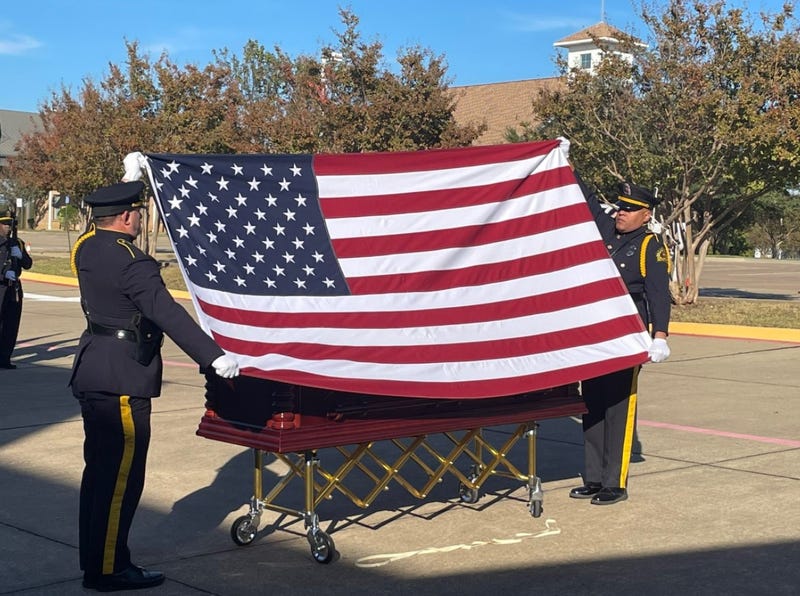 Dallas Police Officer laid to rest