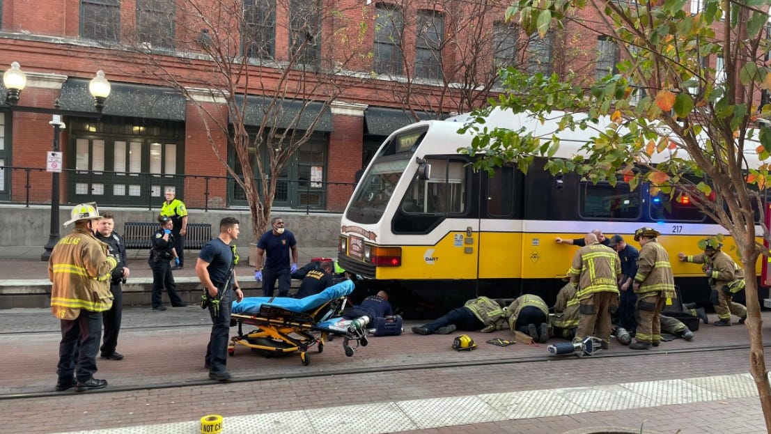 Woman runover by DART train
